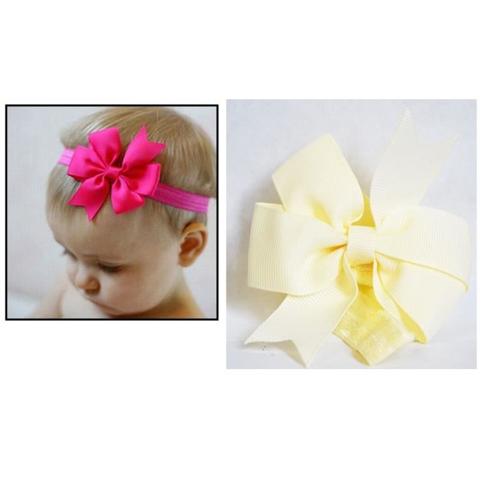 Bandeau Cheveux Fille Enfant Bebe Gros Noeud Ivoire Cdiscount Au Quotidien