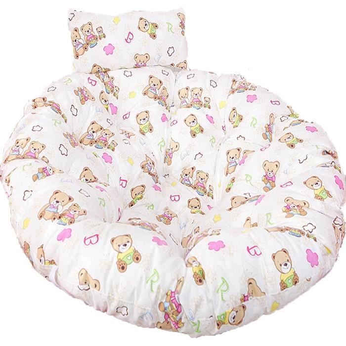 Coussin Fauteuil Suspendu Ronde | Conception épaisse Antidérapant