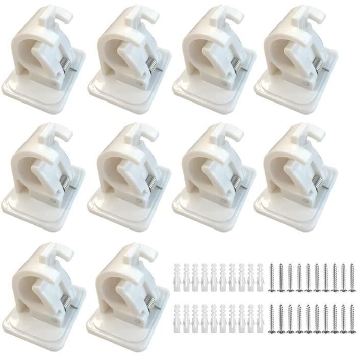 Lot De 4 Supports De Trngle à Rdeaux Auto-adhésfs Sans Perçage