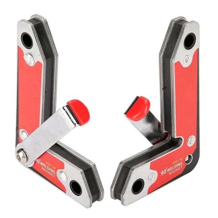 Lot De 2 Blocs D'angle Métal - 45°/90° Et 30°/60°/90° - Pour Mesure Précise Bricolage, Bois, Métal