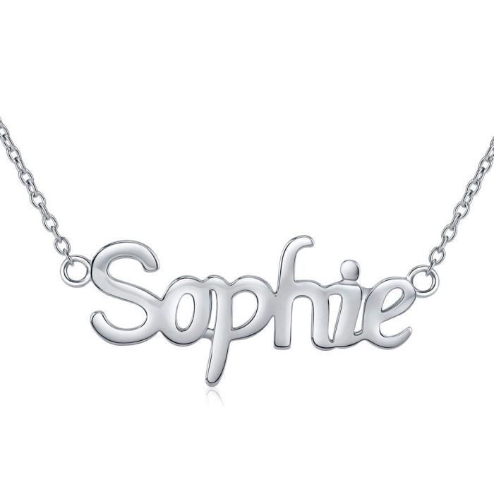collier prenom argent 925 collier prenom argent 925