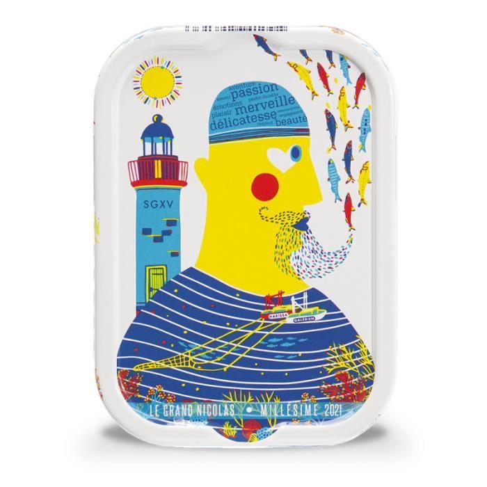Lot de 6 boites de sardines millésimées 1 x 2019 2 x 2020 3 x 2021 Cdiscount Au quotidien