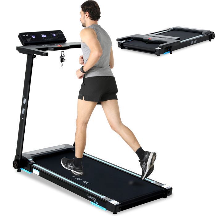 Tapis De Course Pliable Inclinable 15% - 12 Km/h, Moteur 3.0HP Silencieux, Charge Max 136 Kg