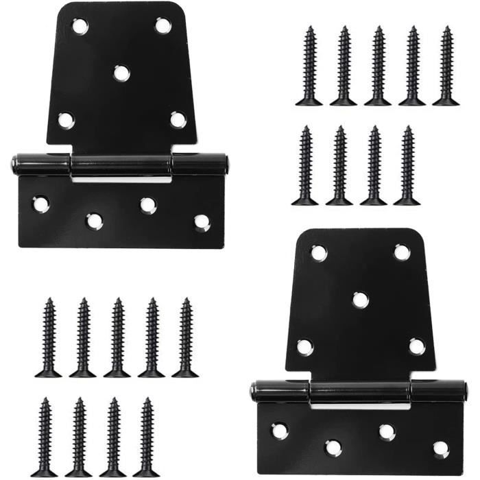 Charnières Coffre Top Case En Nylon - Lot De 2 Avec Vis, Taille Compacte 5,5x4,5 Cm