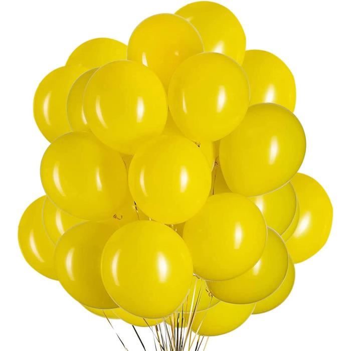 Ballon de baudruche jaune au meilleur prix !