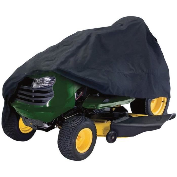 Rosefray Housse De Protection Pour Tondeuse à Gazon Autoportée En Tissu 420D Imperméable De Qualité Marine, Ajustement Universel Pour John Deere, Cub Cadet, Craftsman, Etc. Decks Jusqu'à 137 Cm, UV
