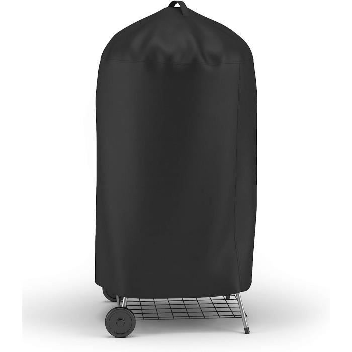 Housse Barbecue Polyester 600D 80x65x115 Cm - étanche, Cordon De Serrage, Protection Intempéries
