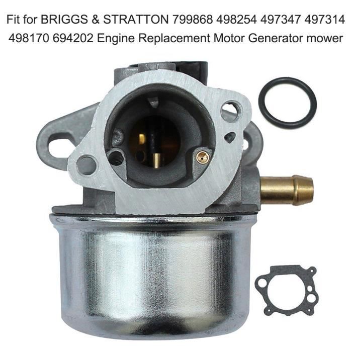 Jeu De Joints De Carburateur Pour Moteurs Briggs & Stratton - Réf. 799868, 498170, 497586... - Taille 43x36 Mm - 5