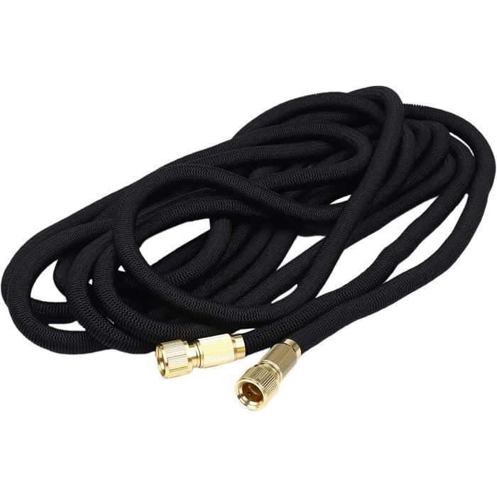 Tuyau D'arrosage Flexible 5 M - PE PVC, Gris, Pour Jardin, Voiture, Terrasse - 6