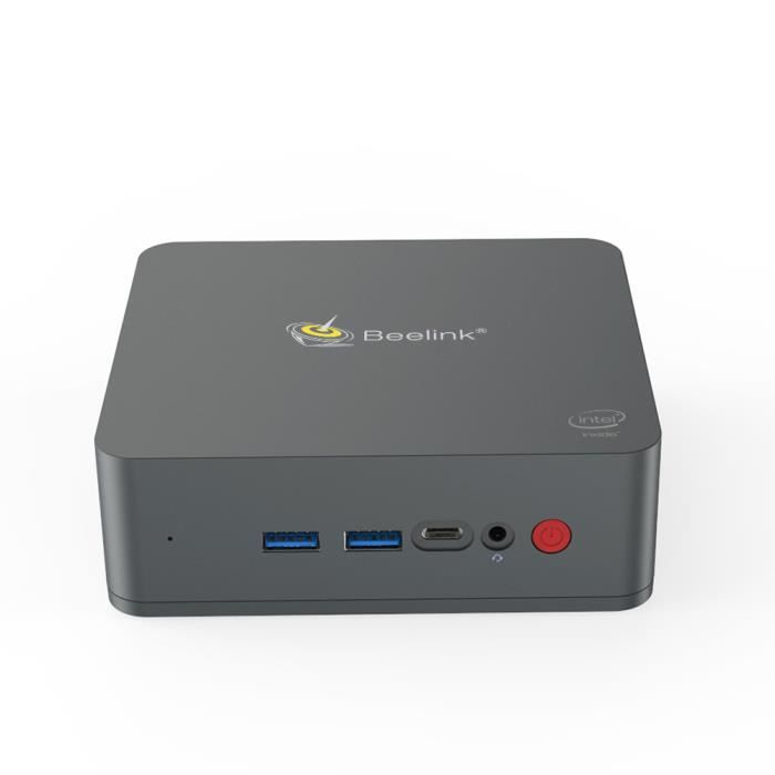 Vente Ordinateur de bureau Beelink U55 Mini PC Windows 10 8 Go DDR3L RAM 256 Go SSD CPU Intel Core i3-5005U 2,4/5,8 Ghz WiFi Bluetooth 4,0 1000Mbps Noir pas cher Vente Ordinateur de bureau Beelink U55 Mini PC Windows 10 8 Go DDR3L RAM 256 Go SSD CPU Intel Core i3-5005U 2,4/5,8 Ghz WiFi Bluetooth 4,0 1000Mbps Noir pas cher