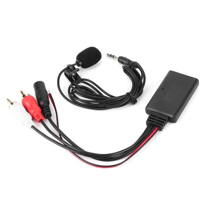 Qiilu module Bluetooth de voiture Adaptateur RCA Radio Bluetooth 5.0 Câble  de musique Audio sans fil pour voiture automatique - Cdiscount Informatique