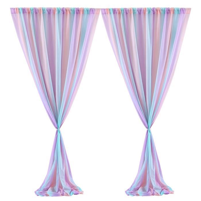 Drapé d'arche de mariage - DILWE - Tissu décoratif - 1,5 x 2,15 m
