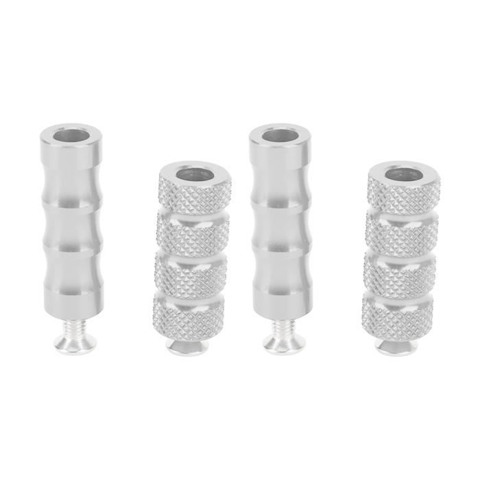 Repose-Pieds Moto CNC Alliage Aluminium - Compatible Boulons M6, Frein Et Embrayage