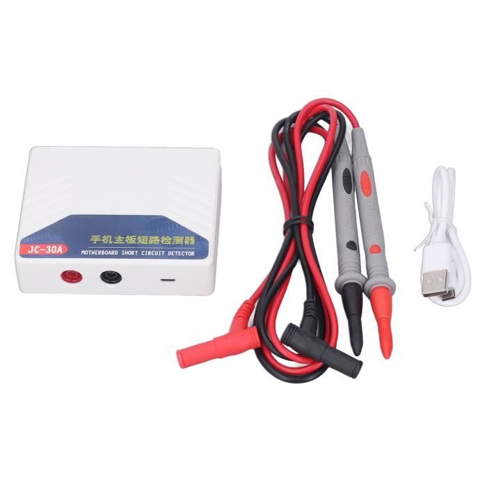 Détecteur De Court-Circuit VC04 - Pour Téléphone, Carte Mère, PCB - 4 Tensions (1.2V à 3.8V) - Avec Câble Type-C Et Sondes