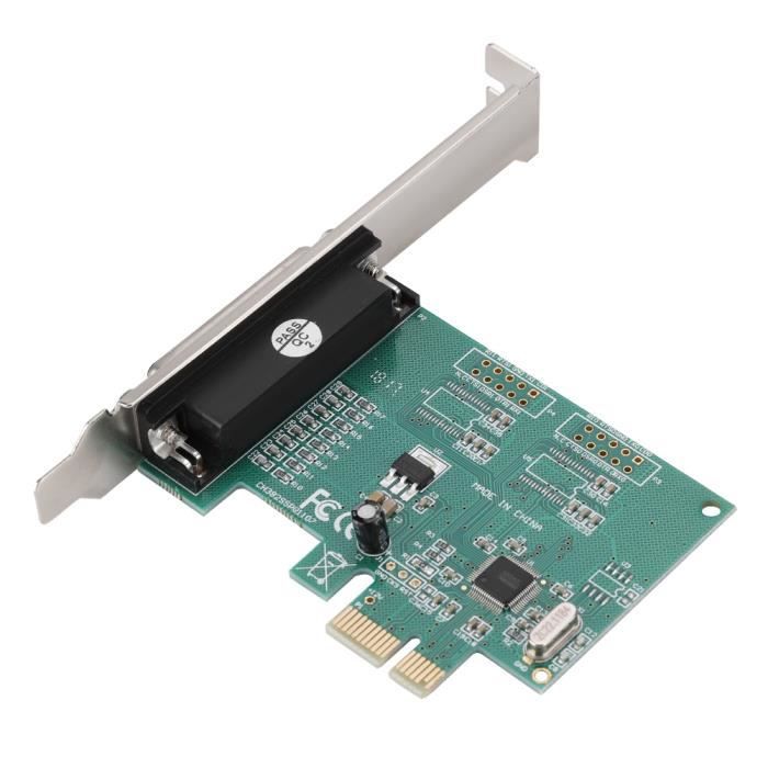 Adaptateur PCI Express Vers Port Parallèle DB25 - Convertisseur Imprimante LPT