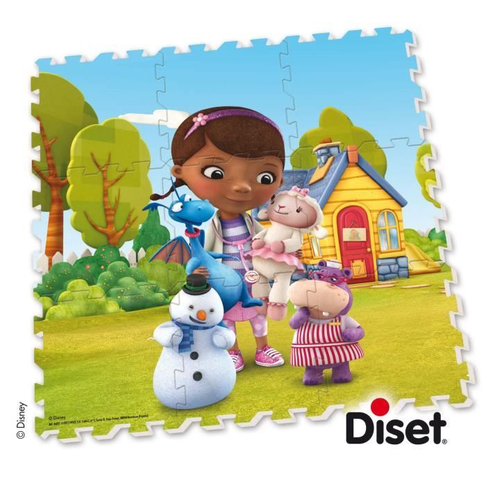 Docteur La Peluche Puzzle Tapis Mousse 30 8 X 30 8 X 9 6 Cm Cdiscount Jeux Jouets