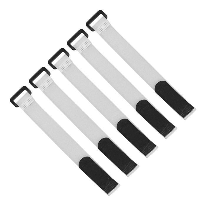 Sangles Nylon Robuste Lot 4 Sangles Arrimeur 5m X 25mm - Nylon Renforcé - Pour Remorque/Kayak/Moto Sangles Kayak Moto
