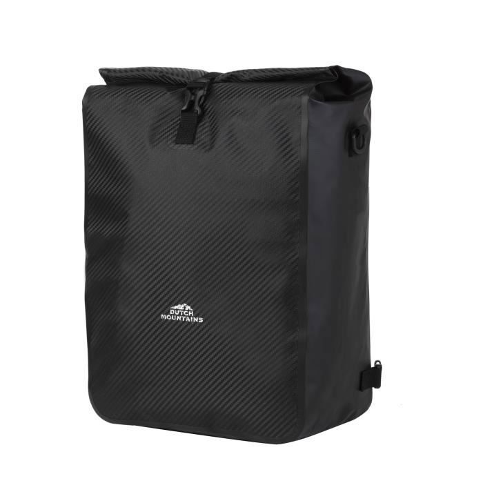 Sac à dos pannier Dutch Mountains - Noir - 28Ltr - 100% étanche et ultra-résistant