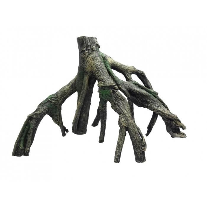 Comparer les prix de DÉCORATION SOUCHE D'ARBRE 36x17x22,5CM