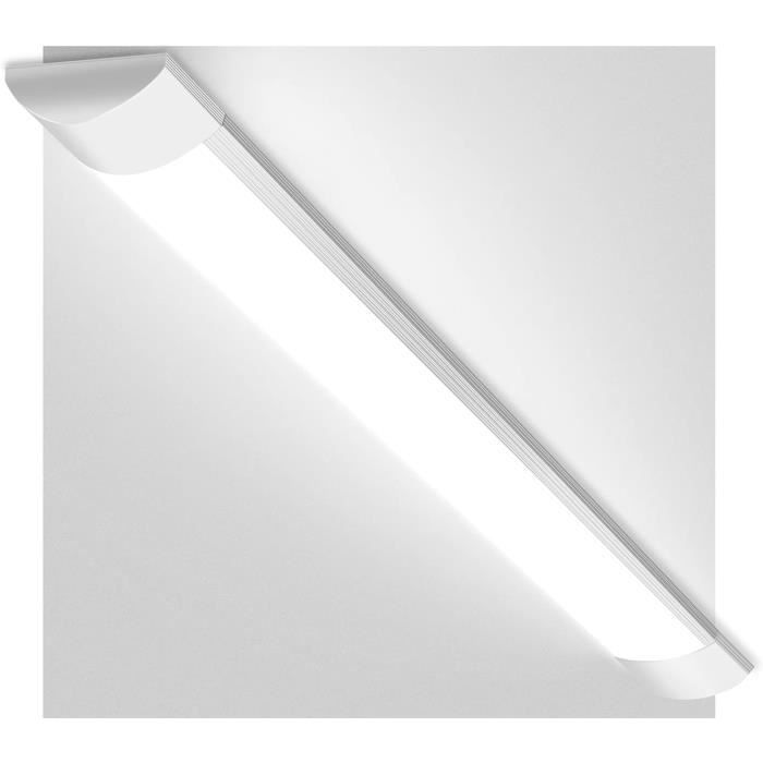Sararoom 4Packs 120cm Connectable Reglette LED, 4400LM, Blanc