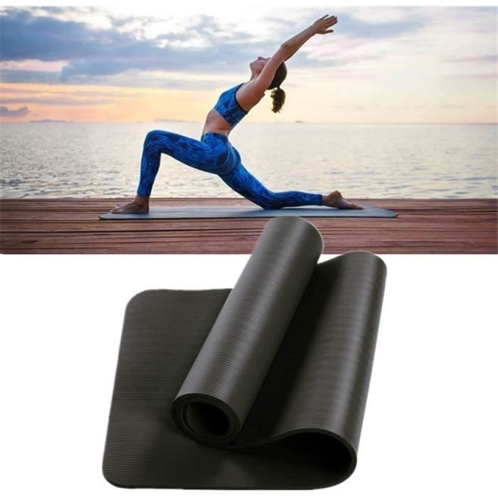 OUTDOUSE Tapis De Yoga,Tapis De Sport, Antidérapant,pour La Gymnastique, Pilates,Yoga,Maison,Voyage,Tapis De Gymnastique Avec Sangles De