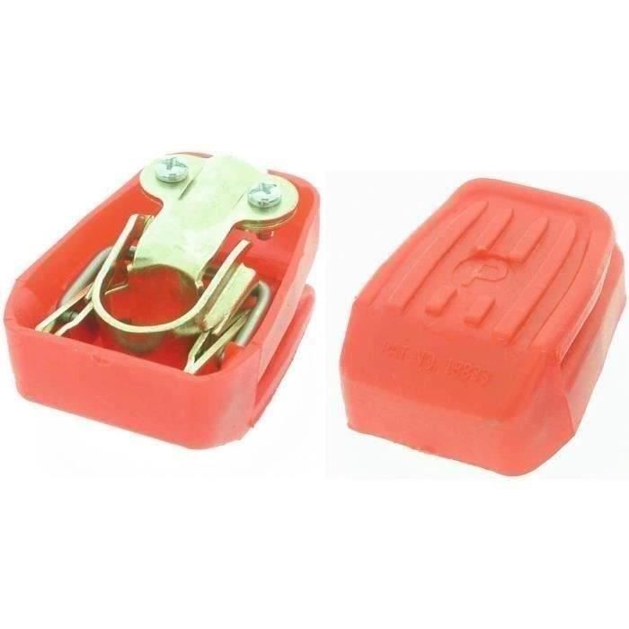 Cosse de batterie à clipser (+) pour bornes coniques