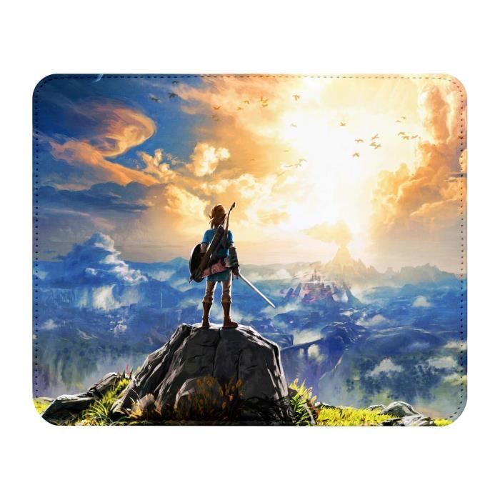 Tapis De Souris - FABULOUS - Zelda Breath Of The Wild - Cuir élégant - Doux Au Toucher