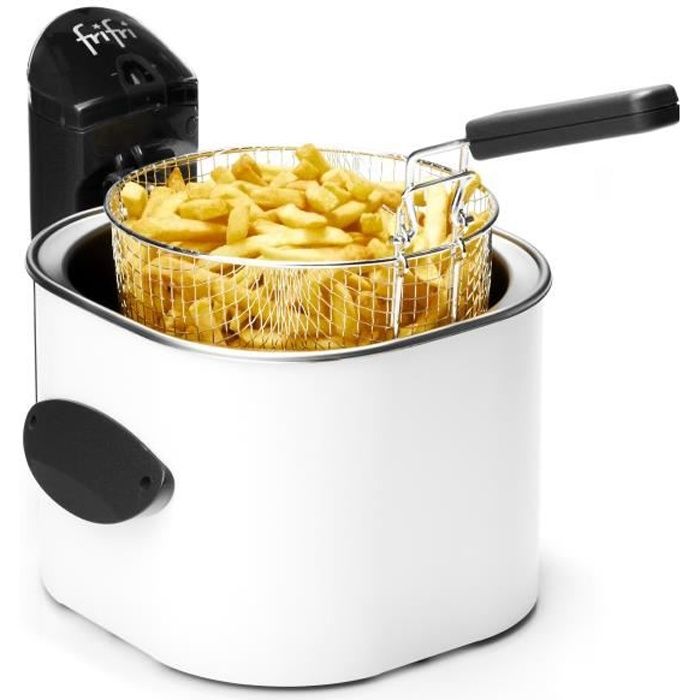 Frifri Friteuse Double Cuve 1968 – 2 X 3,5 L, 3200 W, Cuisson Saine Et Croustillante, Qualité Belgo-Suisse