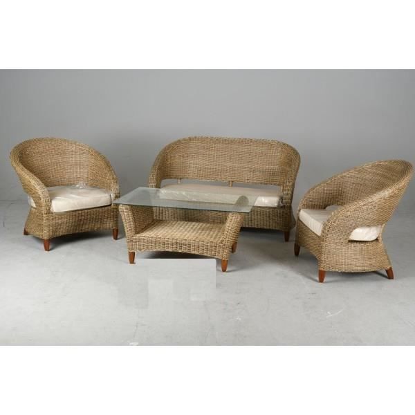 ensemble salon en rotin 1 canape 2 fauteuils 1 table basse achat vente ensemble meubles de salon ensemble salon en rotin 1 c cdiscount