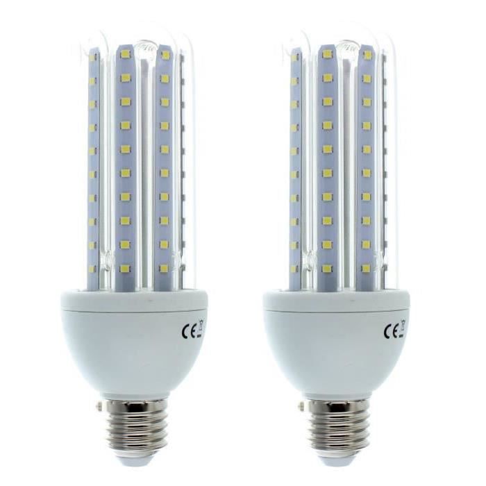 GOBRO 2pcs Ampoule LED E27 23W=200W blanc froid Cdiscount Maison