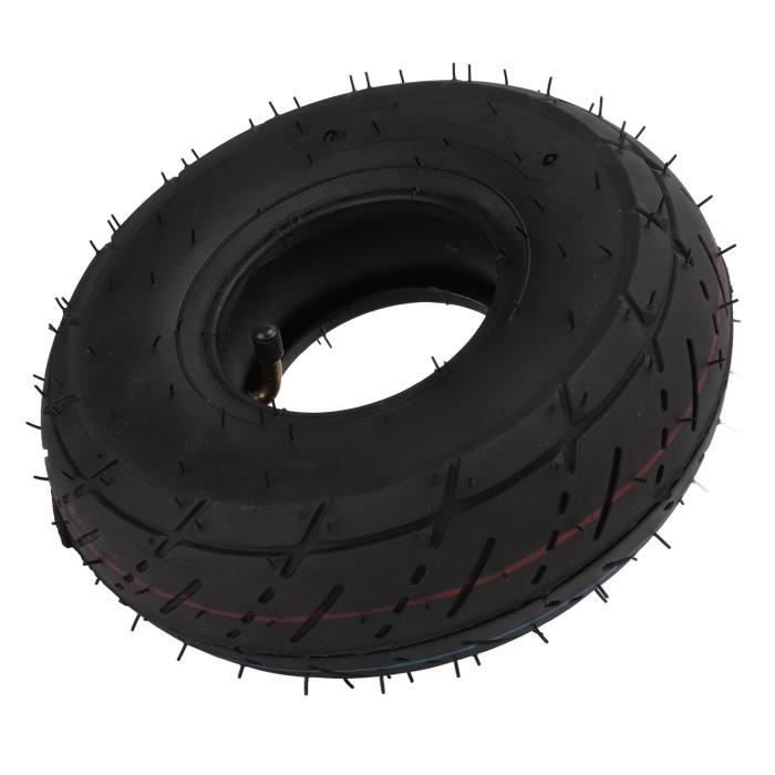 GOTOTOP 3.00‑4 Pneu à chambre à air 10 pouces 3.00-4 pneu de chambre à air épaissie pneu en caoutchouc et remplacement de