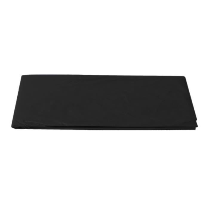 Nappes Jetables Nappe de Table Rectangle Noir Cdiscount Maison