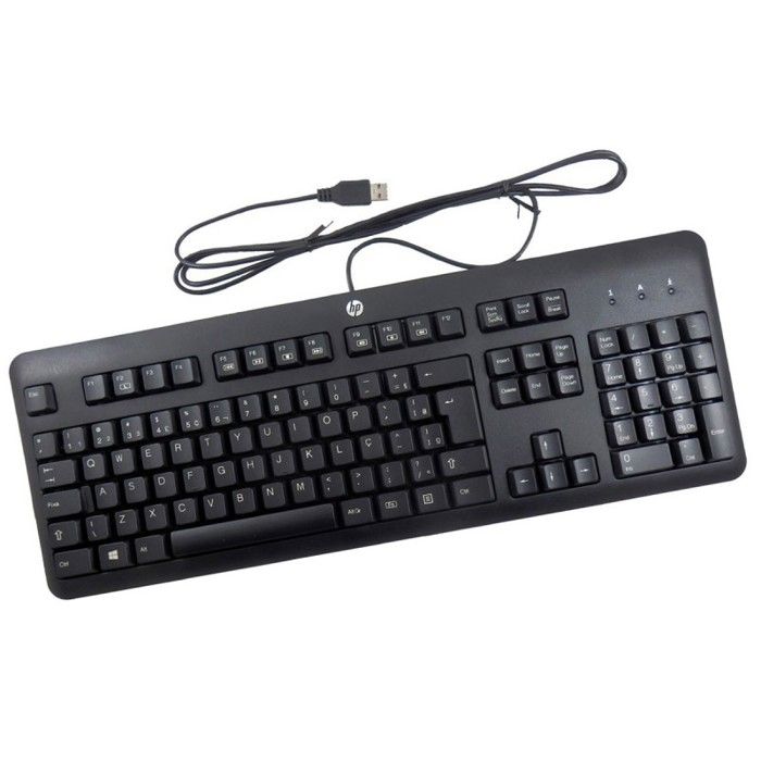 Clavier PC AZERTY Noir USB HP KU-1156 672647-053 724720-051 105 Touches Keyboard