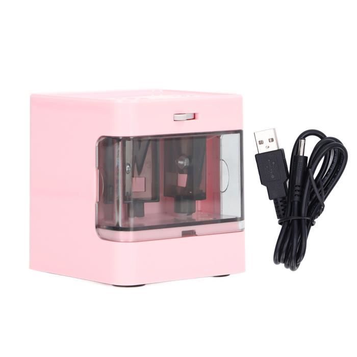 Taille-crayons à Réservoir - Un Seul Orifice - Plastique - Noir Pas