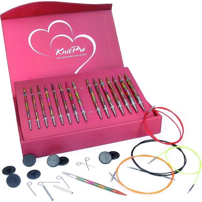 KnitPro Aiguilles a tricoter circulaires interchangeables 118002064600000 Multicolore 3,5