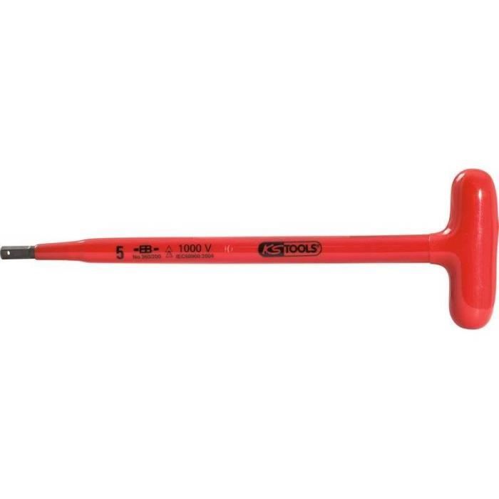 Tournevis Hexagonal 3 Mm – Poignée En T Isolée – Insulated Tools Ltd 2760, Normes Internationales, Sécurité Garantie Tournevis Hexagonal T 3 Mm