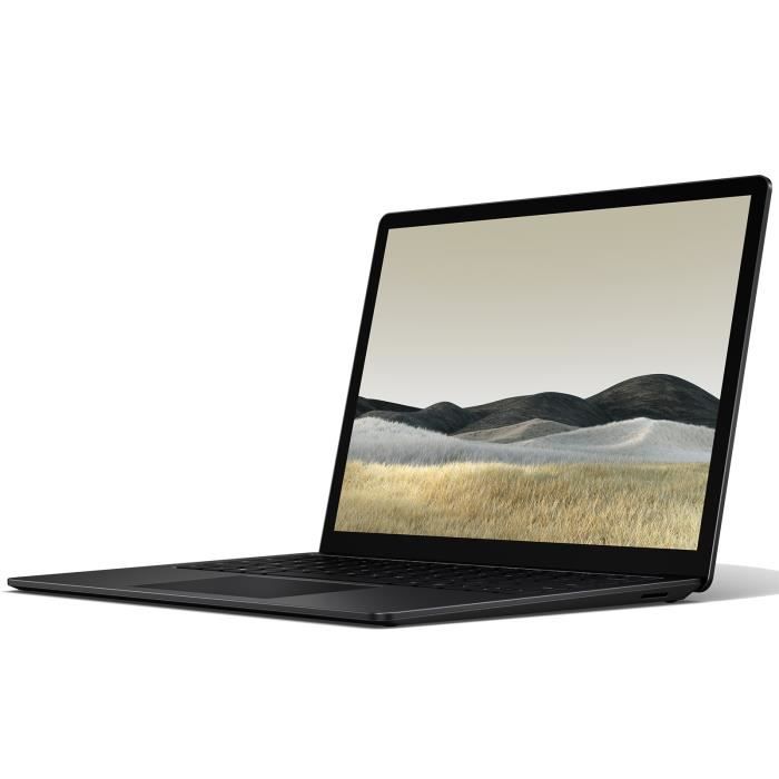 Vente PC Portable Microsoft Surface Laptop 3 13.5" - Noir (QXS-00027) - Intel Core i7-1065G7 16 Go SSD 512 Go 13.5" LED Tactile Wi-Fi AX/Bluetooth pas cher Vente PC Portable Microsoft Surface Laptop 3 13.5" - Noir (QXS-00027) - Intel Core i7-1065G7 16 Go SSD 512 Go 13.5" LED Tactile Wi-Fi AX/Bluetooth pas cher