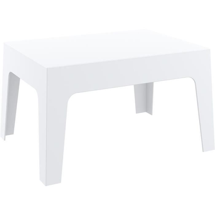 Miliboo Table Basse De Jardin Design Blanc Lali Achat Vente Table Basse Table Basse Lali Cdiscount