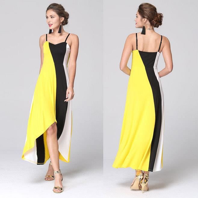 robe noir et jaune
