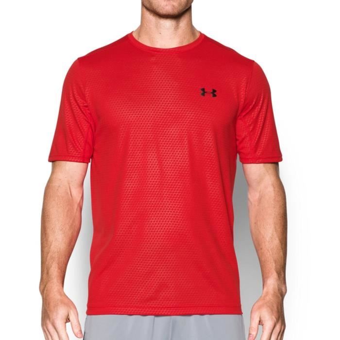 T shirt Under Armour Raid Microthread 1281261 601 Rouge