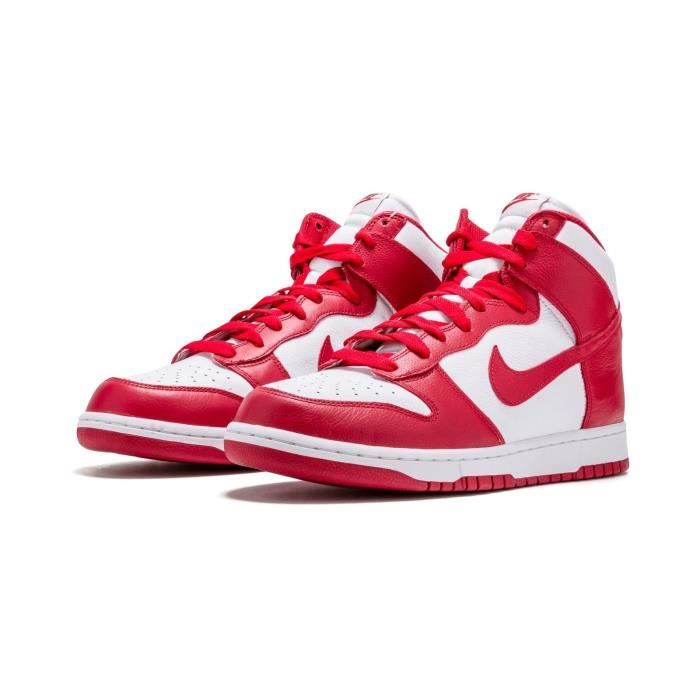 nike dunk rouge