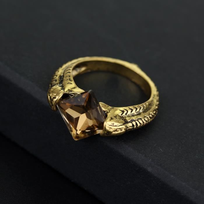 Bague De Fiançailles En Alliage Harry Potter Rétro Et à La Mode Brun Achat Vente Bague Anneau Soldes Cdiscount