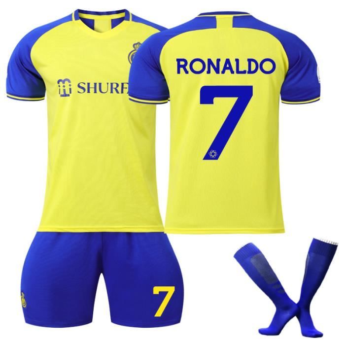 Al NASSR FC Maillot Foot Enfant et Adultes Nouveaux Maillots NO.7 Home/Away  Soccer Jersey, Sport Tshirt, Shorts et Chaussette Set - Cdiscount Sport