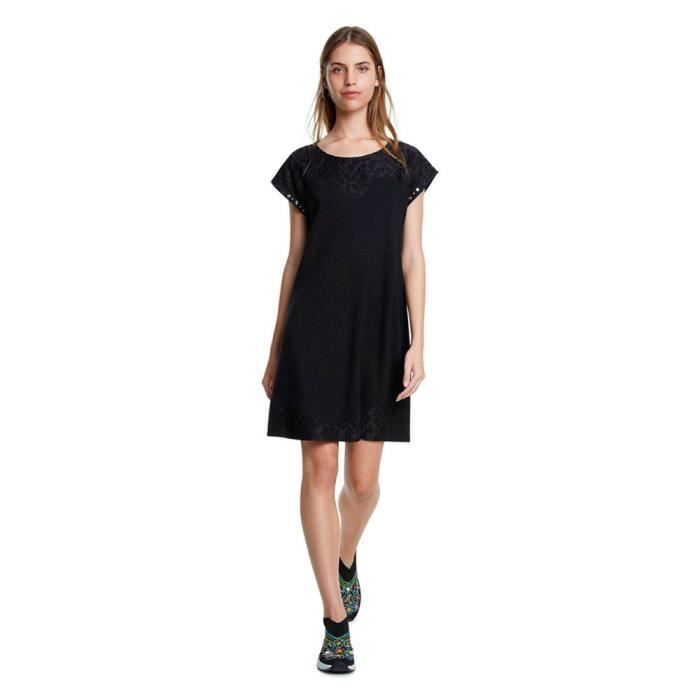 Robe femme Desigual Banquet Noir Adulte Noir Cdiscount Pret a Porter