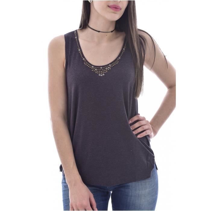 debardeur blanc fluide femme