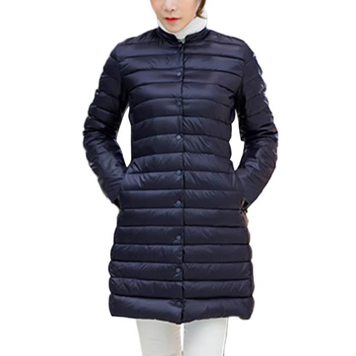 Doudoune MISSMAO Femme L g re Longue Hiver Chaud Matelass e Tops