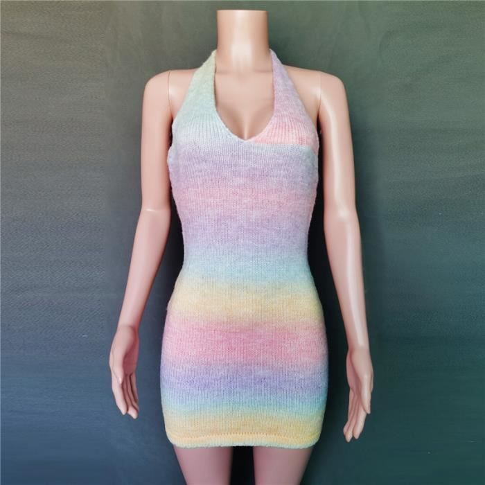 Fond De Robe Femme Joyshaper - Moulant Sans Manches - Bretelles Réglables - Mini Robe Sexy Pour Soirée