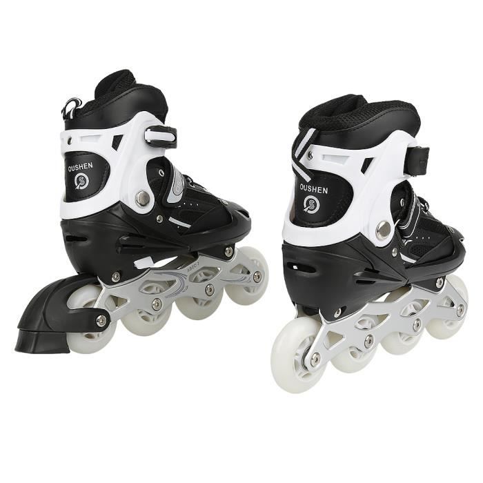 Patins à Roulettes Réglables YIFAA - Taille S/M, Rose, Pour Débutants