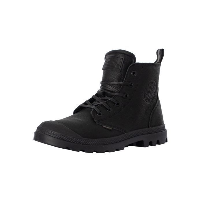 Palladium Pampa Hi Zip LTH ESS Bottes Noires Pour Hommes EU 42