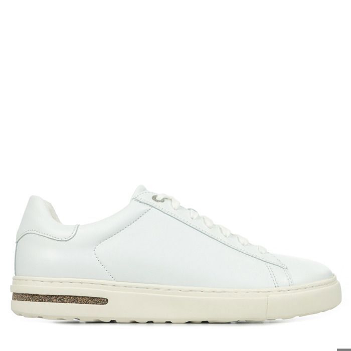 Birkenstock Baskets En Cuir Blanc